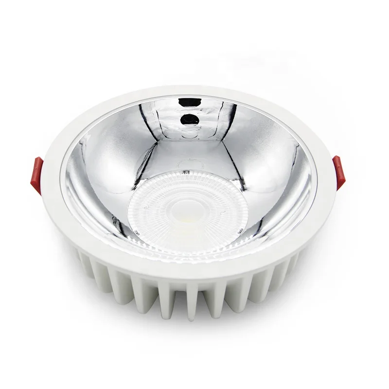 Factory porject led downlight 3 inch aluminum down light 7w 12w 20w 30w 40w recessed ceiling cob led downlight