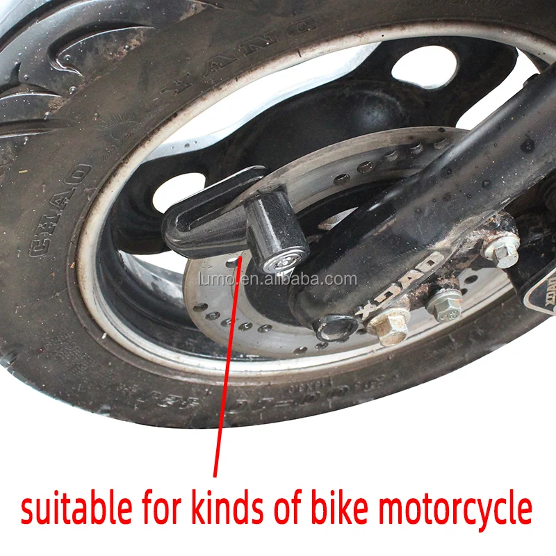 motorcycle u lock with alarm