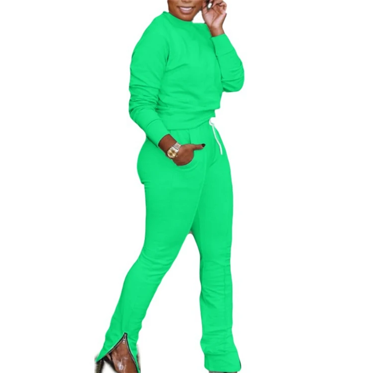 M1149 Fashion sets womens clothing 2020 women tracksuit two piece pants set clothing