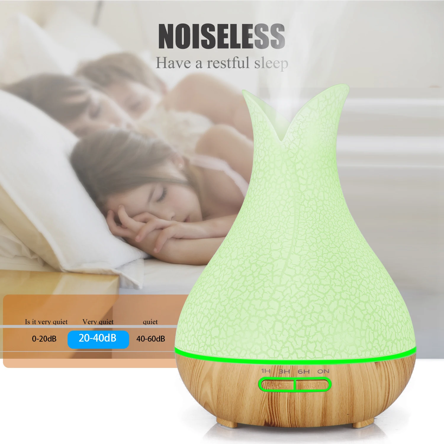 Best Home Appliances Essential Cool Mist Air Humidifier With 7 Color Night Light