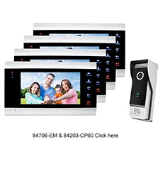 Bcom 7 inch touch screen video intercom for villa IP65 waterproof level