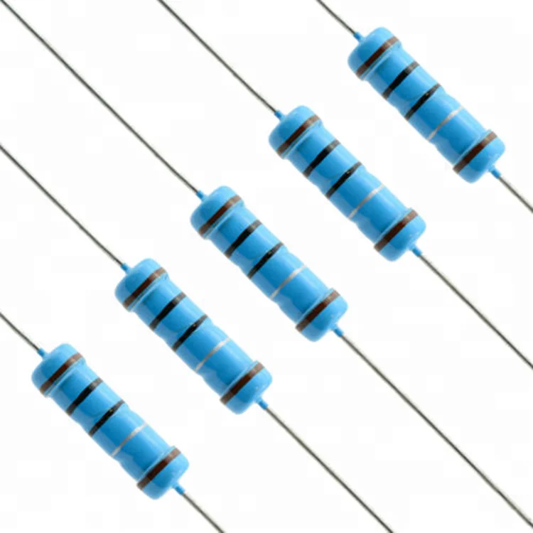 新到货1/4w 1/2w 1w 2w 3w 1% 公差cp/铜线金属膜电阻器