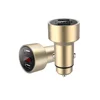 SUNLINE Vehicle Charging 2ports Smoke Converter Plug USB Multifunctional Charging Voltage Display Car Charger