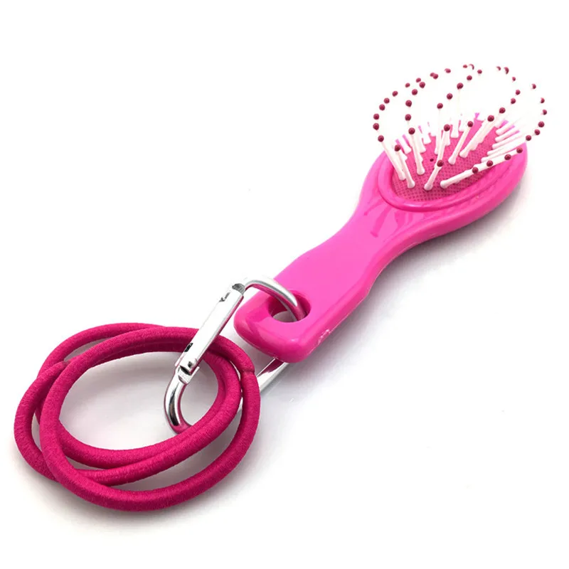 Small Kids Hair Brush Pink Cushion Hair Detangler Brush
