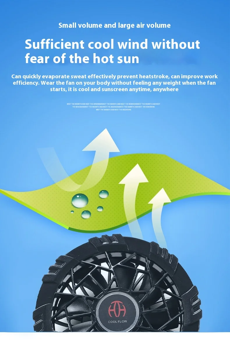 Factory Main Promotion Fan Clothing New Smart Fan Clothing Sun Protection Rash Guard Cycling Fishing Air-Conditioning Apparel details