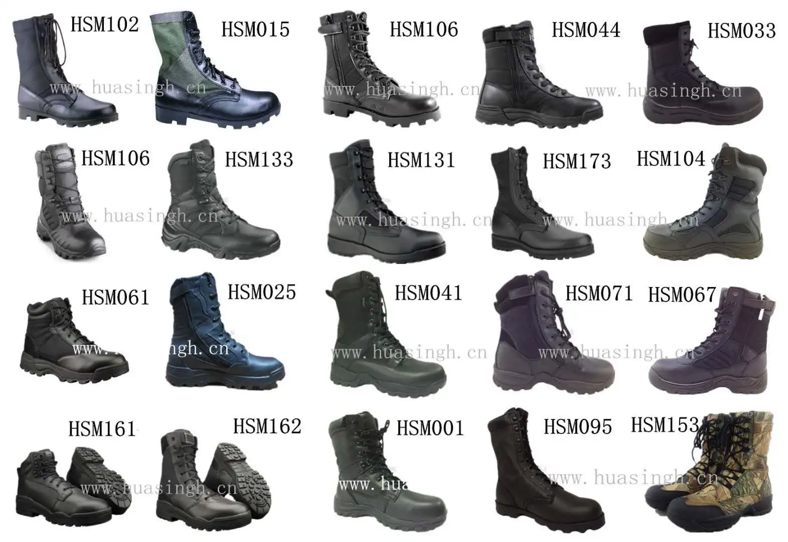black military boots