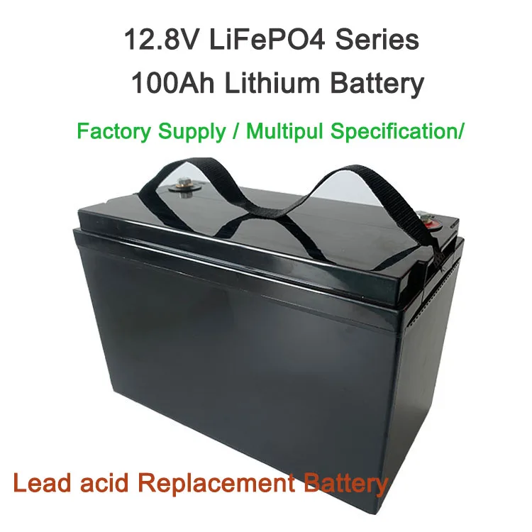 12.8V 100Ah LiFePO4 Battery for Solar Energy Storage Lithium Iron Phosphate Rechargeable Battery
