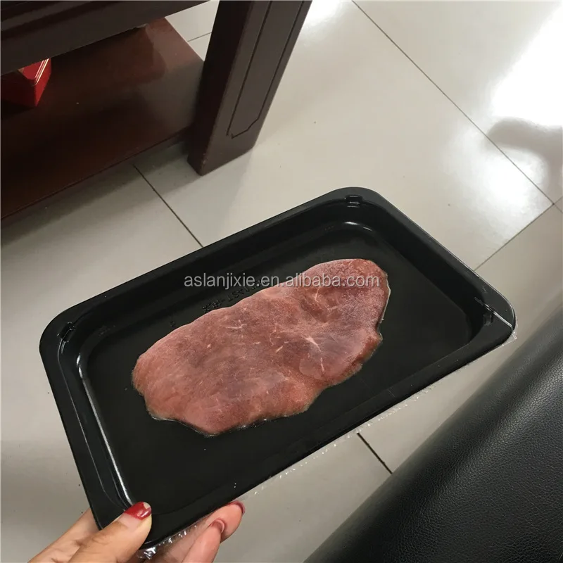 Fresh Fruit And Vegetable Vacuum Skin Packing Machine Sealing Food Tray