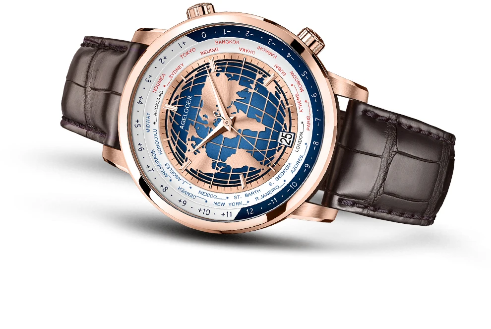 Agelocer Zwitserse Merk Designer Heren Horloge Met Wereld Tijd Datum  Gangreserve 80 Uur Self-kronkelende Mechanische Automatische Horloges - Buy  Merk Designer Heren Horloge,Mechanische Automatische Horloges Product on  Alibaba.com