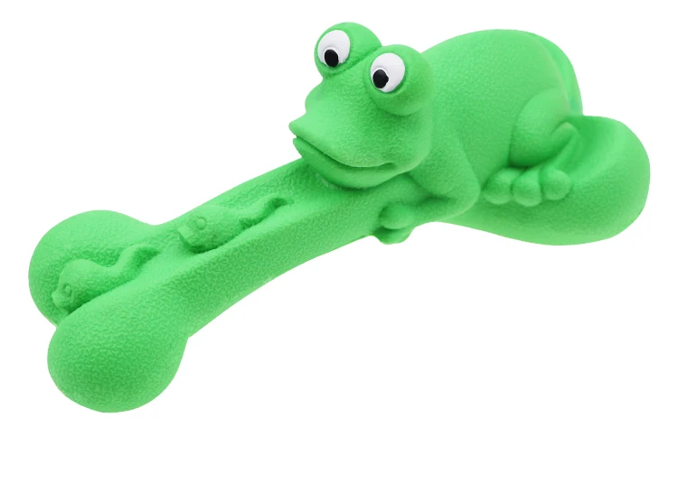Lovely Frog Dog Rubber Toy Toys For Dog Pet Chew Toy Eco Friendly Pet Supplies