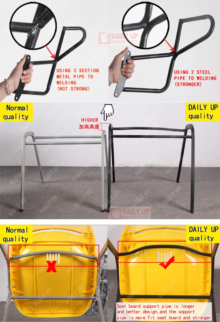 School Writing Tablet Chairs Training Chairs with Board Trustpass Company Wholesale Price Free Shipment (50 chairs)to Canada
