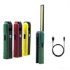 Waterproof Flashlight USB Rechargeable 4 Modes 1500mAh 270 Degree Rotation Hook Silm Handheld Folding 3W LED 5W COB Work Light
