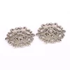 elegant flat snowflake shape silver metal press stud button for woman coat