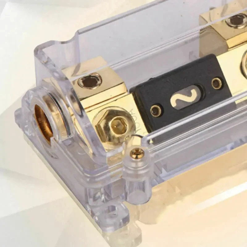 2 Way 100a Car Audio Power Fuses Holder Stereo Distribution Block With Led Display Fuse Box