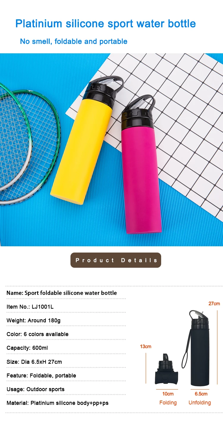 Silicone Water Bottle Attractive Price New Empty Type Portable