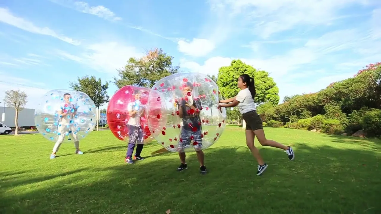 Human Size Inflatable Body Zorb Bumper Ball Suit Inflatable Bubble Football Soccer Ball For