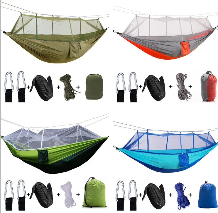 Woqi Double Lightweight Camping Hammock Outdoor Hammock With Mosquito