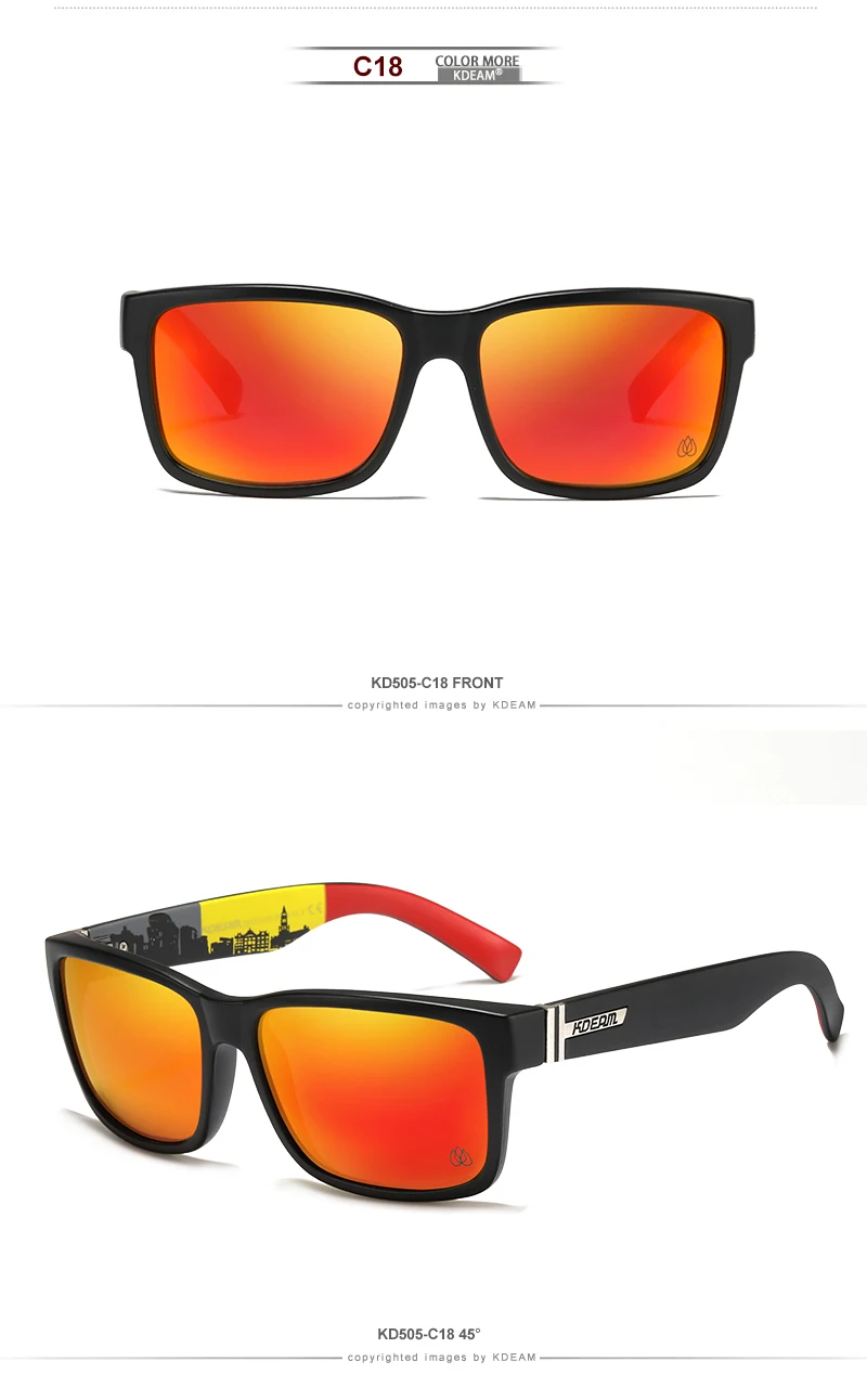 Kdeam Wholesale Outdoor Elmore Style Uv400 Sun Glasses Men Sport