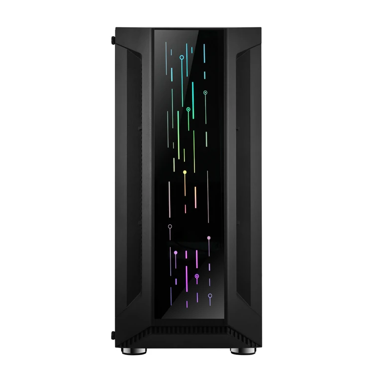 Full Metal Mesh Front Panel Gamer And Gaming Pc Case With Atx
