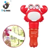 Mouth blowing crab baby bath soap play bathroom bubble toy