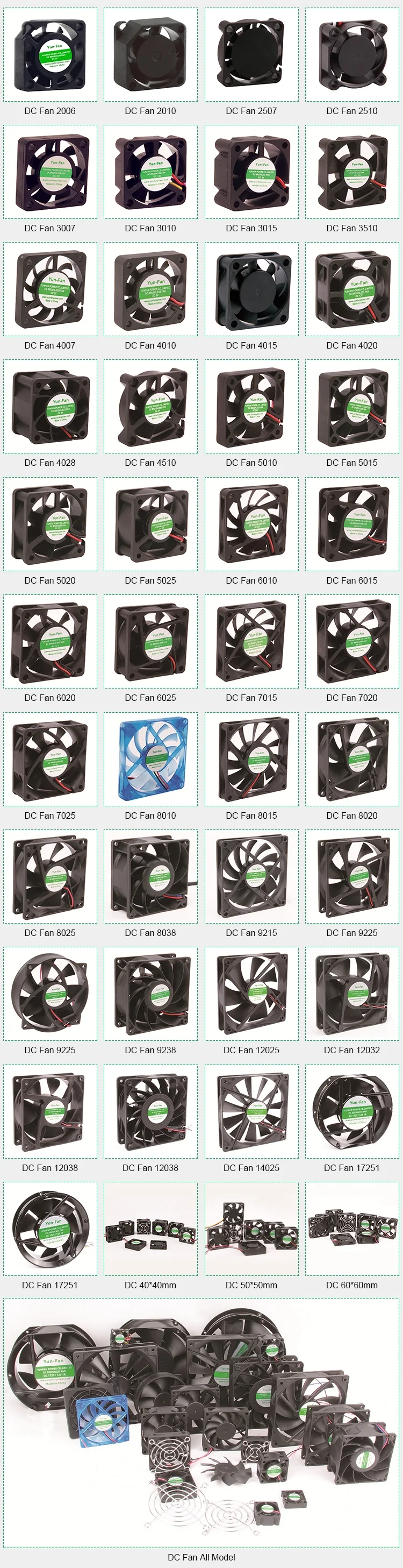 Axial Fan, 12V, 24V, 8025 - detail 6