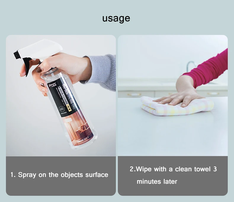 2020 Eco-friendly Surface disinfectant spray Sterilization rate 99.999%