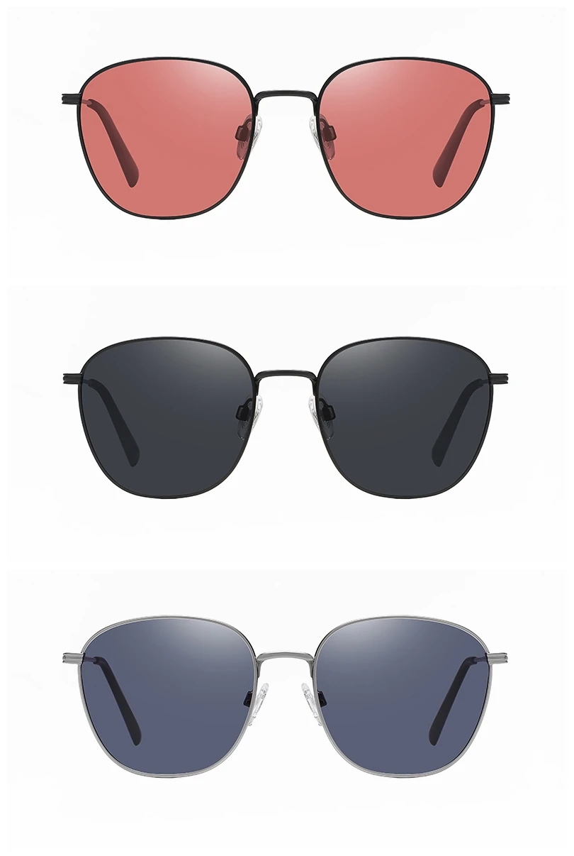2021 UV400 Vintage Classic Polarized Mirrored Sun Glasses Men Round Retro Popular Metal Sunglasses For Men