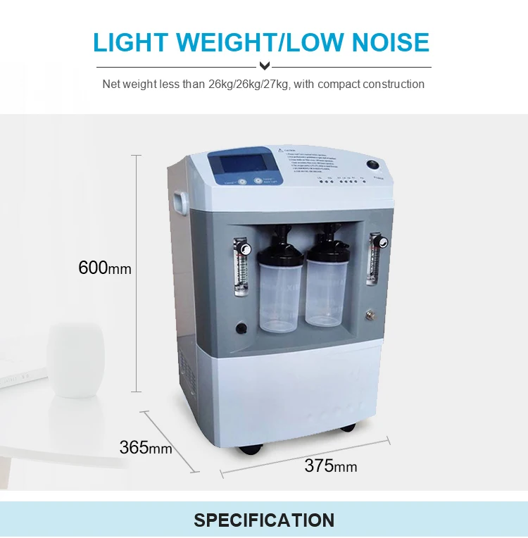 Longfian 10L Medical Hospital Equipment 10 Liter Oxygen Concentrator