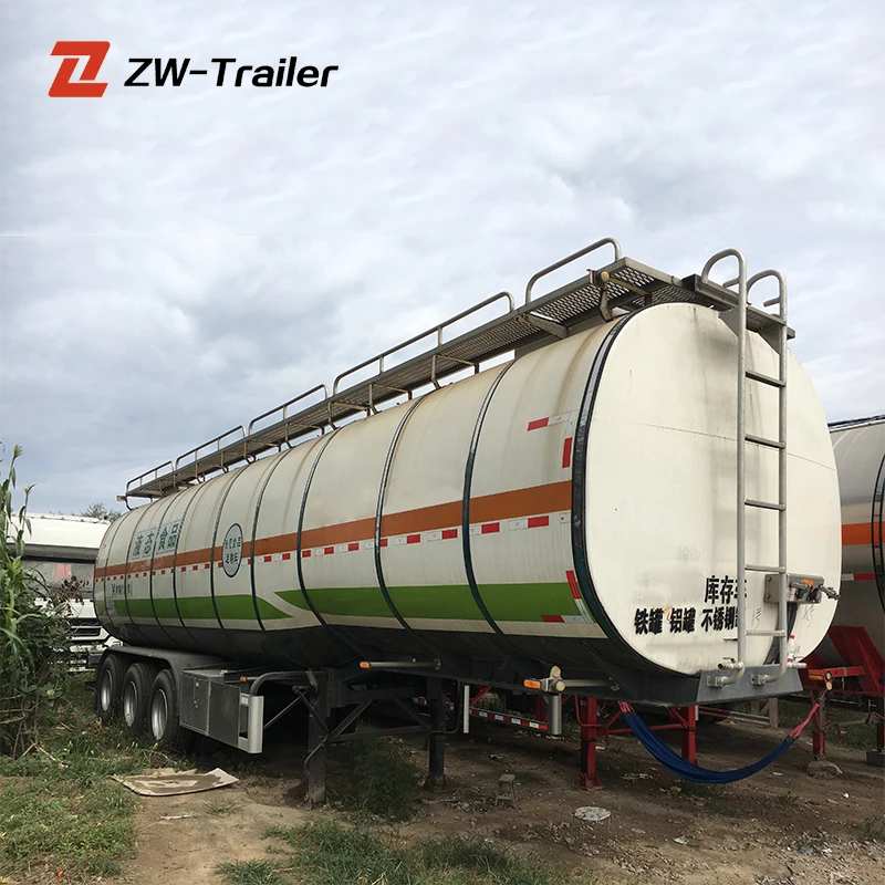 Low Price Second Hand Used Fuel Tanker Semi Oil Tanker Semi Trailer ...