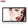 Factory selling 32 inch advertising player super slim design LG wall mount touch screen kiosk internet lcd tv