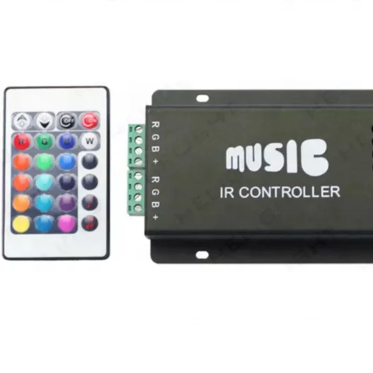 12/24V RGB LED Music 2 FR Controller Sound controller Audio Controller 18A 3 Channel TQ Music 2 for SMD 3528 5050 5630 Strip