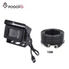 Podofo Car Truck Reversing Camera Night Vision Waterproof Security Aviation 4 Pins Connector + 10M Cable for Bus RV