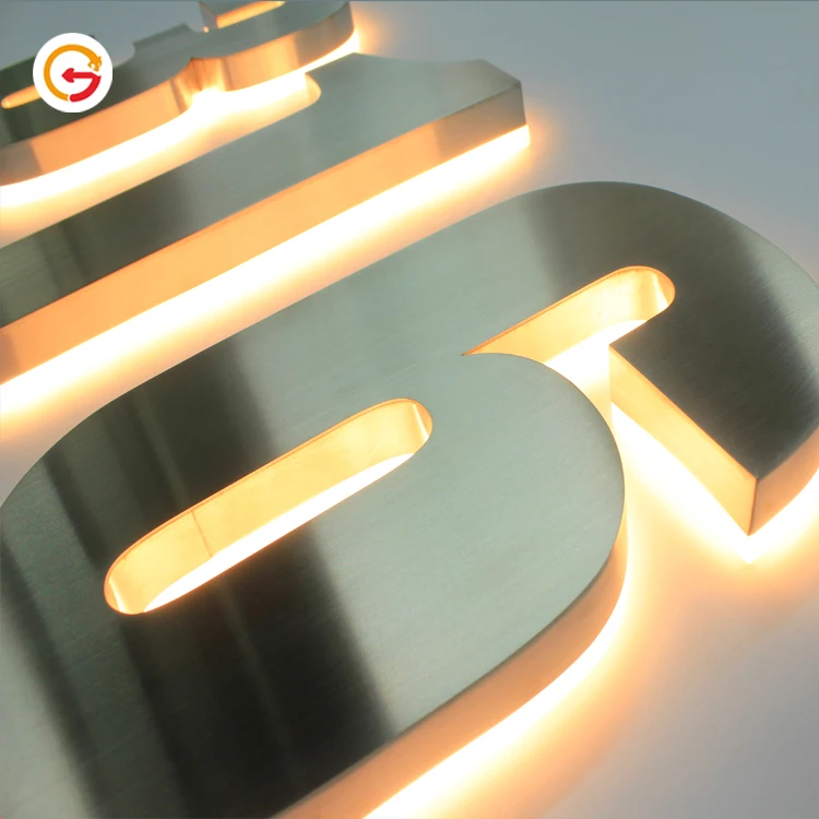 Jaguarsign Custom 316 Stainless Steel Street Number Led Lighted Address