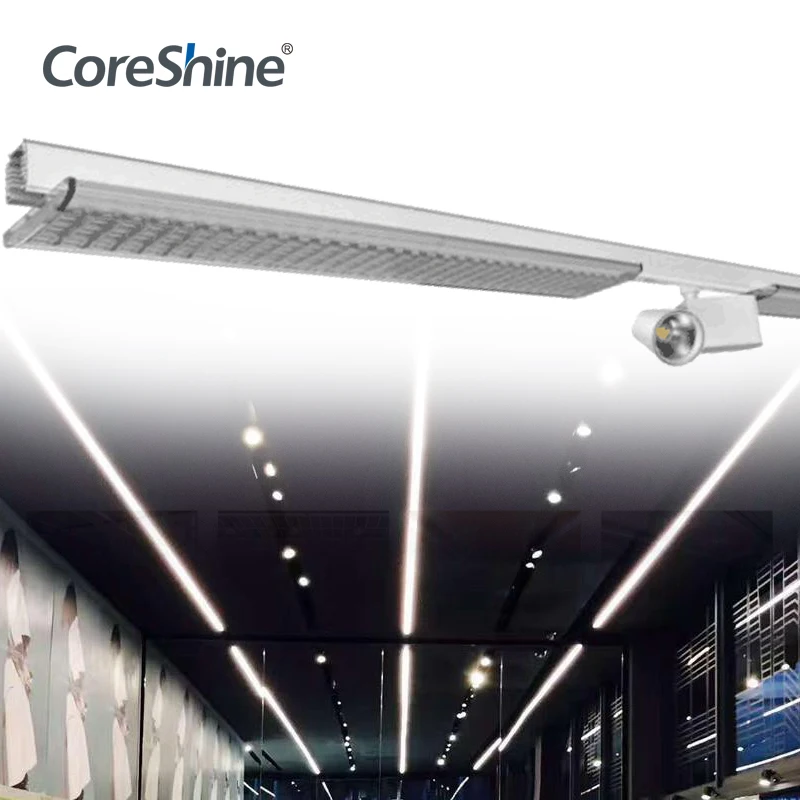 CORESHINE simple installation led linear track light fixture manufacturer for North America standard