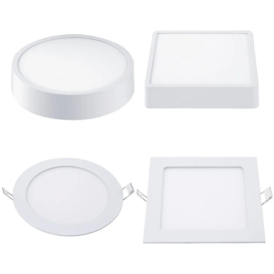 jiaxing factory Indoor 6W 12W 18W 24W Round Silm and Surface SMD Small round Led Panel Light manufacturers in china