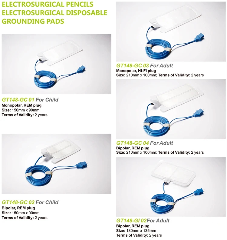 High Quality Adult Pediatric Electrosurgical Bipolar Monopolar