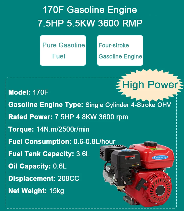 2/3/4 inch  small agriculture machinery  gasoline water pumping machine high pressure water pump