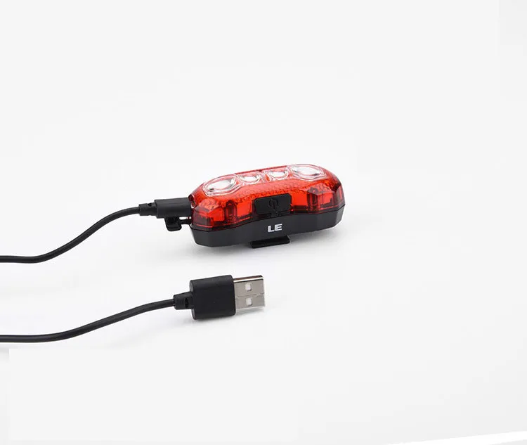 Top selling portable night riding safety warning light small usb rechargeable bicycle tail light