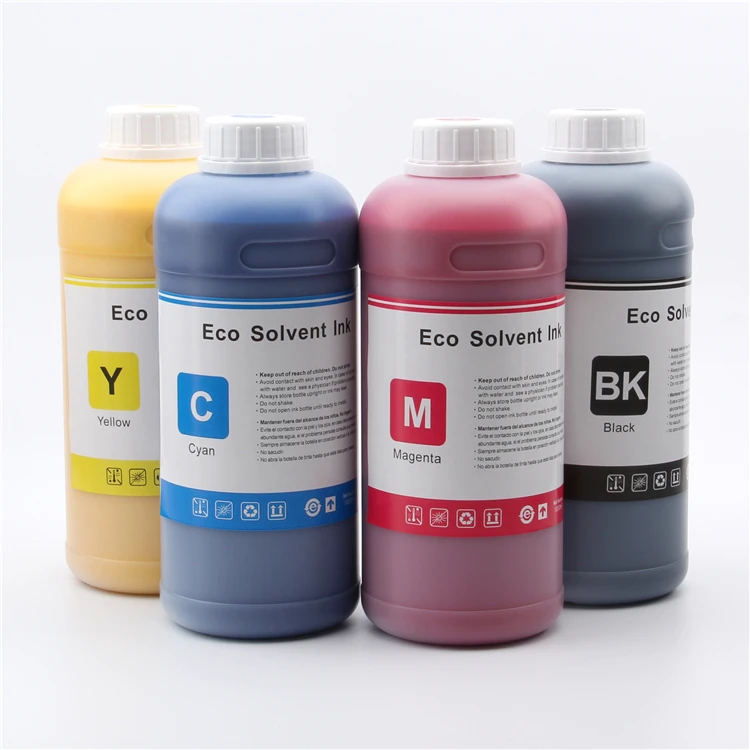 Eco Solvent Water Base Ink 6 Colors 240ml, for (E) outlet Printer models XP-8500, XP-8600 (6) Bottles