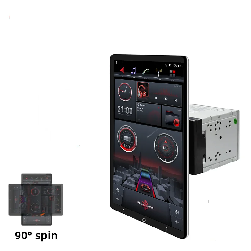 13.3-Inch Android 12 Car Radio with 8+256G Storage, 360