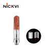 Manufacturer High Quality Ceramic Coil Wooden Mouthpiece Cbd Oil Cartridge Leakproof 0.5ml 1ml Clearomizer e Cig Cart Empty Atom