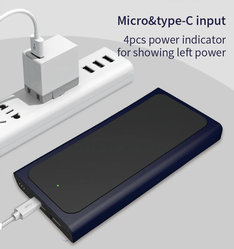 quick charge 3.0 2in1 mini pd and qc 12 volt wireless 10000mah powerbank power bank with type c port - ANKUX.COM