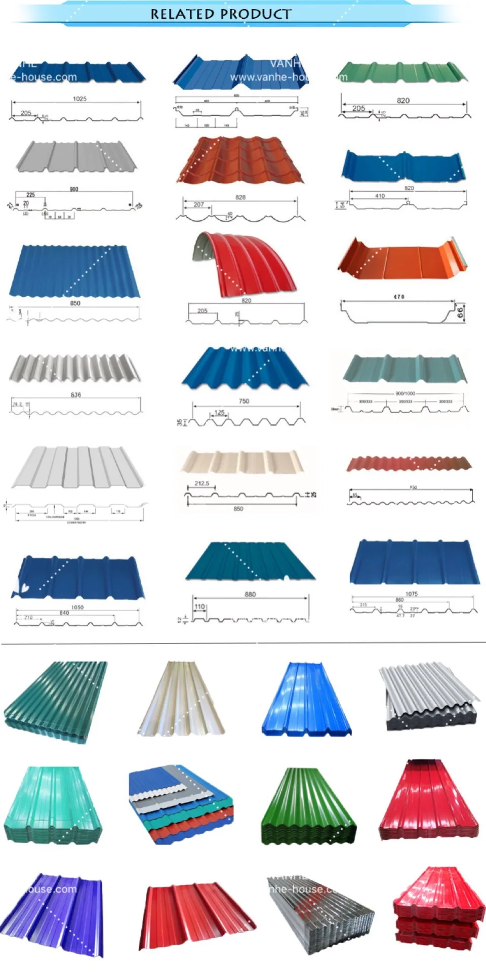 Construction Materials Steel 0.45mm Thick Aluminum Zinc Roofing Sheet