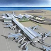 steel structure airplane hangar