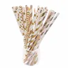 OEM Available Wool Pink Jumbo Striped Paper Straws