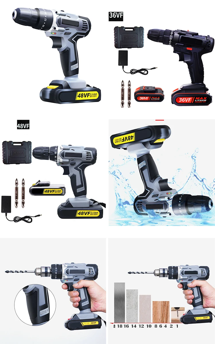 different power tools