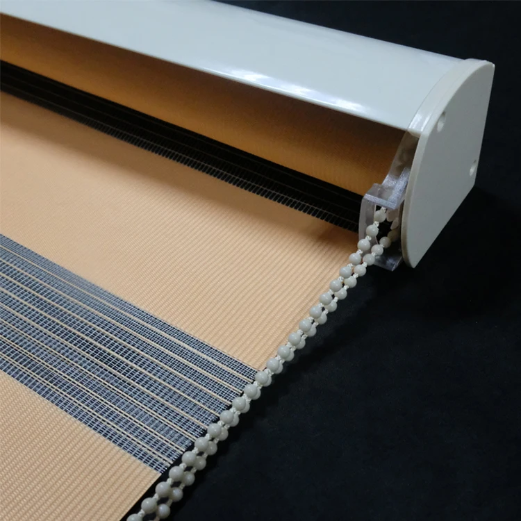 Motorized luxury home decor zebra window blind for the living room