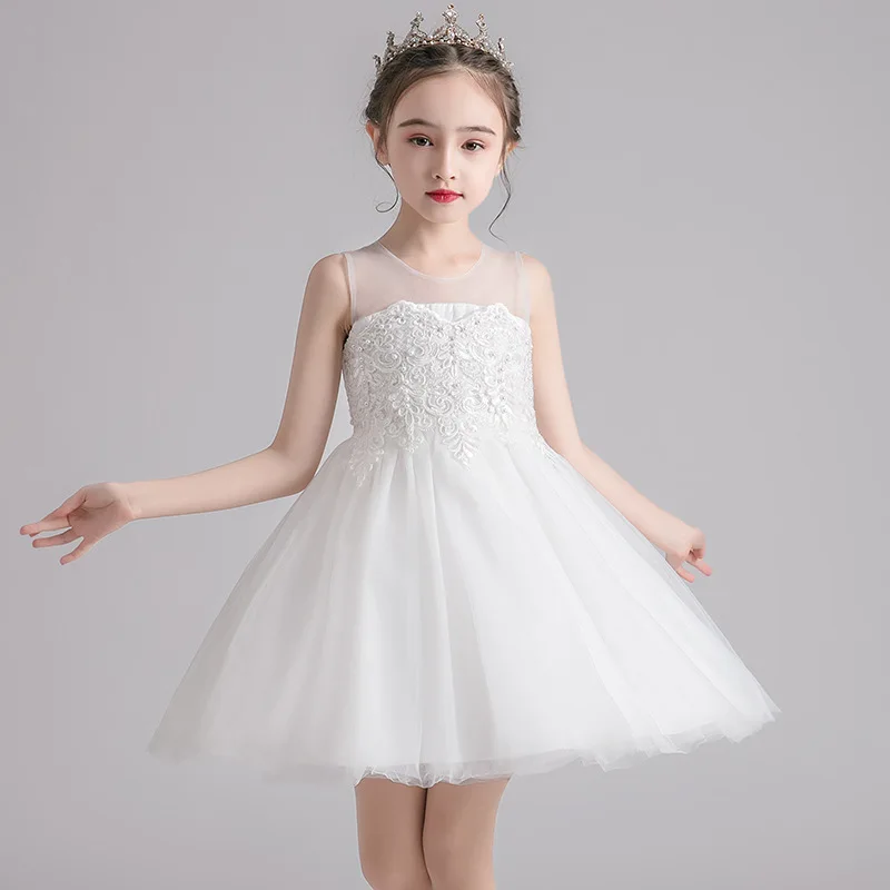 Pure white frock for clearance baby girl