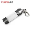 Key Chain Gift 30 Lumen LR Battery 2 in 1 Straw Hat Lamp LED Camping Keychain Flashlight