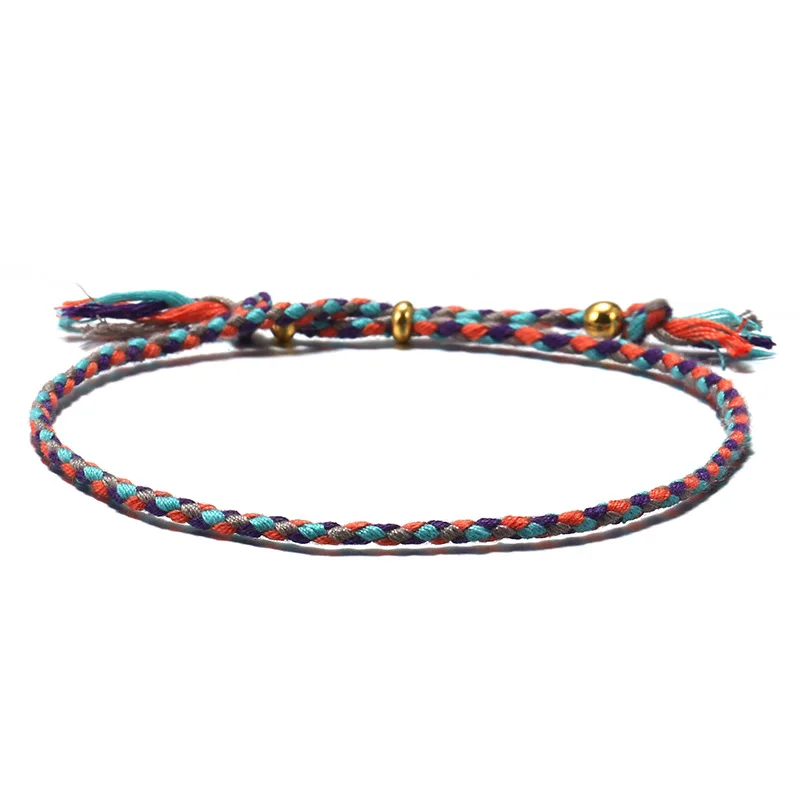 Adjustable Size for Man and Woman Bright Blue Red and Yellow Color Nautical Rope Personalized Sailors Bracelet Handmade in Europe 